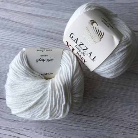 Baby Cotton XL (50% хлопок, 50% полиакрил) - 105м / 50г фото 37