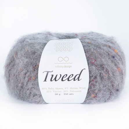 Tweed (40% бэби альпака 8% мериносовая шерсть 32% вискоза 20% полиамид) - 150м / 50г фото 4